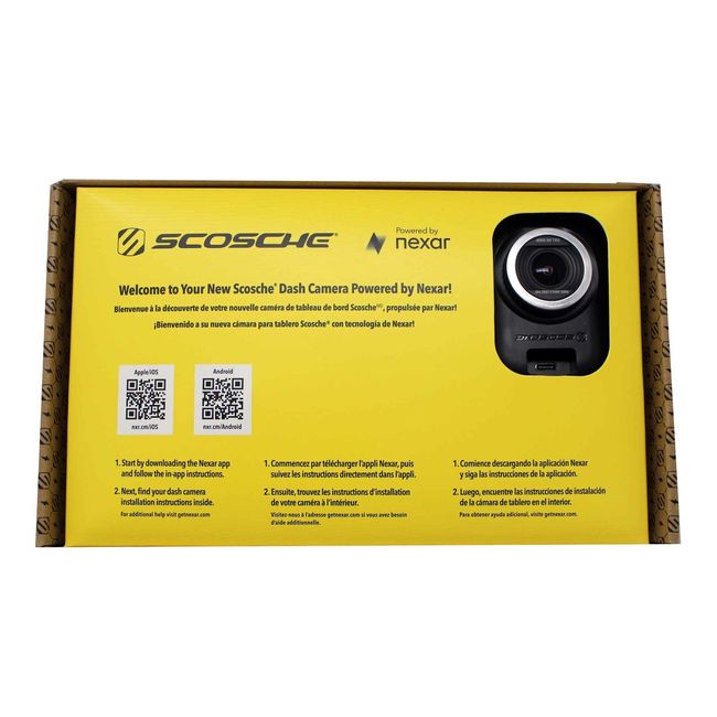 Scosche HD Smart Dash Camera With Vent Mount Kit