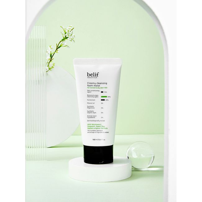 [Belif] Creamy Cleansing Foam Moist 160 mL