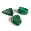 3 pc Malachite Crystal Small Tumble Stone.