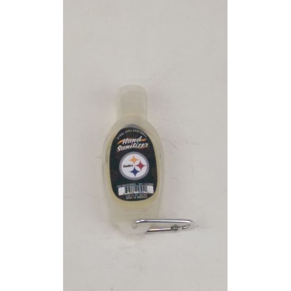 Official NFL Licensed Carabiner Clip Travel Hand Sanitizer Pittsburgh Steelers