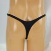 Men's 2-way Stretch T Front Thong Black