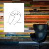 Spiffing Prints Pablo Picasso - Small Owl - Medium - Archival Matte - Framed
