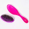 Olivia Garden OG Brush Styler, To Smooth and add Shine, All hair Types, removable cushion for easy cleaning, scalp hugging for scalp massage, gentle, for women, men and children, Purple