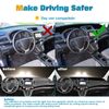 Interior Non-Slip Dash Overlay Cover Dashboard Poly Mat For Honda CRV 2012-2016