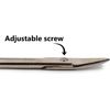 Cuticle Nail Scissors Curved Blade Professional Stainless Steel Beauty Scissors, for Manicure Pedicure, Eyebrows, Nose, Beard, Hair Trimming Beauty Grooming Thick Toenails Women Men