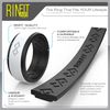 Rinfit Silicone Wedding Rings for Men 1 or 3 Ring Pack RinfitAir Breathable Design Silicone Rubber Men's Wedding Bands Size 7-14 (10, Set #1)