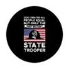 Only the best became State Trooper State Trooper PopSockets Swappable PopGrip