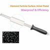 10'' Diamond Sharpening Rod Chef Knife Sharpener Honing Steel Bar Kitchen Tool