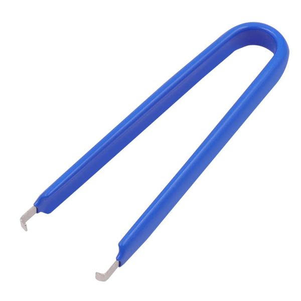 AAGWW IC Puller, Element Grabber, Integrated Block Puller, Simple U Holder, IC Holder, For Construction, Removal Tool (Blue, 1 Piece)