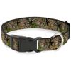 Buckle-Down 13-18" Hunting Camo Plastic Clip Collar, Wide Small