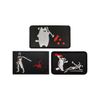 2 PCS AliPlus Blackbeard Pirate Patches Cat Fork Fish Patch Embroidered Tactical Morale Patch Applique Fastener Hook and Loop