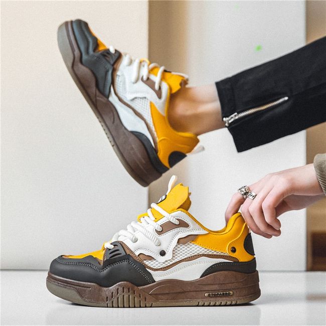 Men's Luxury Brand Breathable Skateboard Shoes