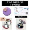 Recca Makeup Mirror, Compact Mirror, Women's, Hand Mirror, Beauty Folding, Double-Sided, Portable, Makeup Round, Flower (Color: Pink)
