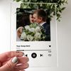 Personalized Picture With Song Wood Base Custom Frame