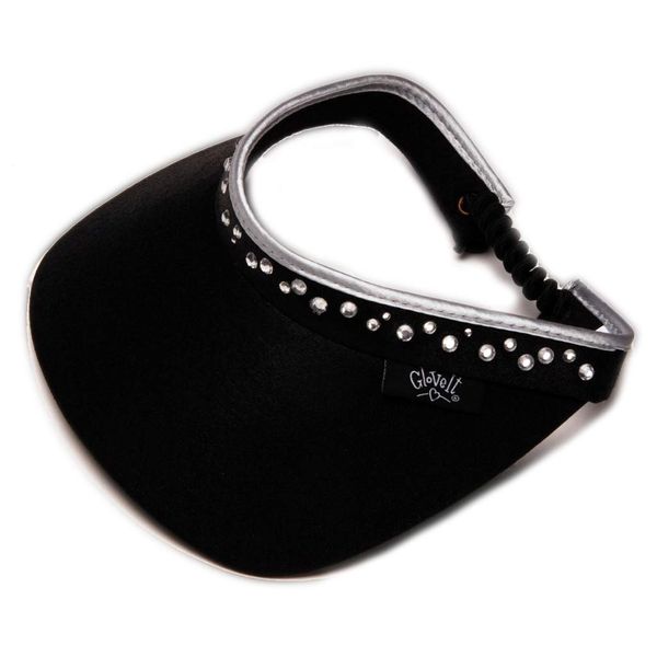 Glove It Women's Bling Visor (Black) Coil, One Size