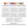 New Flash Cards Words Combo Pack Set Sight Words 1st Grade Learn to Read Reading