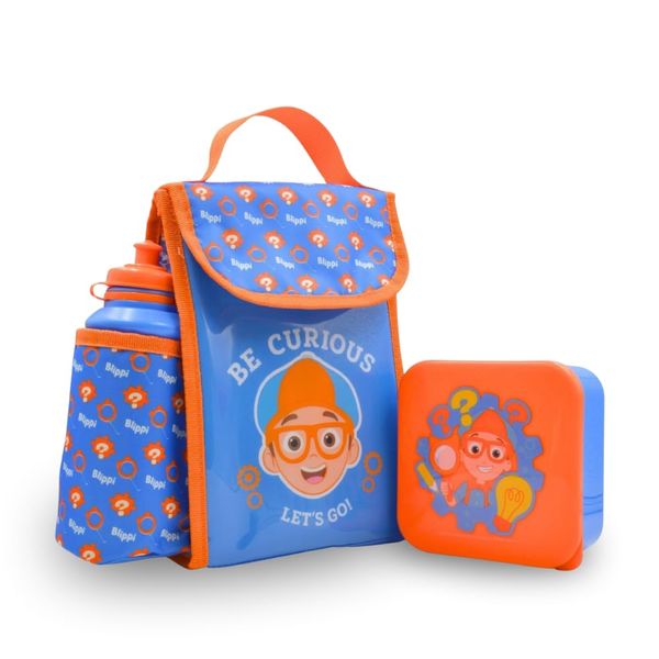 HOX 93534ARG Blippi Lunch Bag, Polyester, 1 Liter, Multicolour