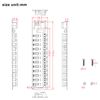 Evemodel 3V-24V DC Power Distribution Module 12 Channel Individual Switches