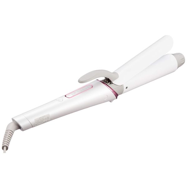 Koizumi KHR-1210/W Salon Sense 300 Hair Iron, Curl, 1.3 inches (32 mm), Internationally Compatible, White