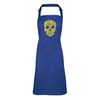 Shopagift Yellow Skull Apron Gift - Blue