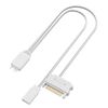 YAODHAOD ARGB Restart Buttons Controller Housing Manual RESET Controller Computer 5V ARGB 3-pole Light Control (white)