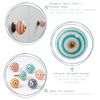 Nicola Spring Ceramic Cupboard Drawer Handle Knob - Stripe Design - Light Blue