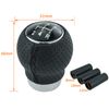 Lunsom PU Shift Knob Ball Gear Shift Knob General Auto Manual Car (Black A)
