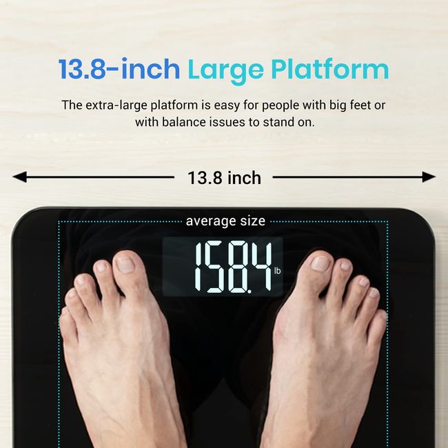 Precision+ Ultra-Wide Bathroom Scale