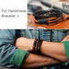 uxcell 10M 1.5mm Round Leather Cord Racing String for DIY Craft Dark Red