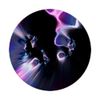 Pink Blue Violet Black Pattern AEH215 PopSockets PopGrip: Swappable Grip for Phones & Tablets