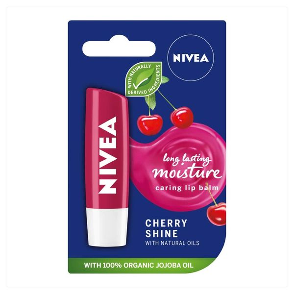 Nivea Cherry Shine Caring Lip Balm, 5ml