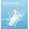 VR Headset Grip Soft Cover, Anti-Slip Silicone Protective Cover for PS VR2 Back Strap