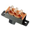 sourcing map 10Pcs 6mm Vertical Slide Switch DPDT 2 Position 6 Terminals PCB Panel Latching
