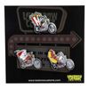 Lowbrow Customs Ride-In Movie Lapel Pin Set