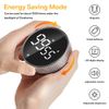 FGY Digital Timer with Large LED Display Magnetic Kitchen Timer for Cooking Baking (Silver)