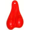Your Nutz Biker Ball Nut 4 Inch Red Plastic Nut Keychain