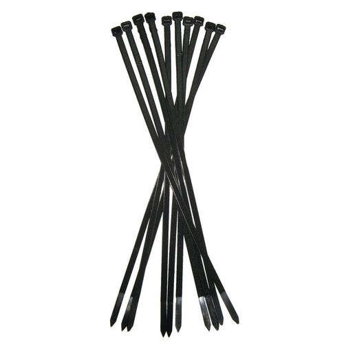 100pc 15" Black Cable Ties