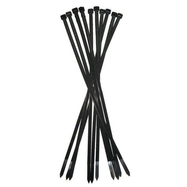 100pc 15" Black Cable Ties