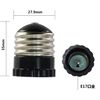 [Set of 10] Base Conversion Adapter, E26 to E17 Bulb, LED Bulb, E26 to E17 Base Conversion Adapter, Small, Heat Resistant, No Construction Required, Easy Conversion Adapter, Socket, Ceiling Lighting,