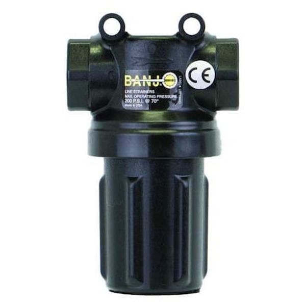 Banjo Lstm075-50 Mini T-Line Strainer,3/4",50 Mesh