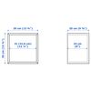 IKEA VARDAGEN glass, 31 cl, brown