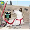 Seat Belt Tethers - Medium - Step 4 Red - Tether your pet in the car