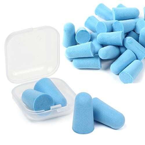 VERISSY Earplugs, 100 Set (200 Pieces), Bulk Set, Separated Packaging for Deterioration, Disposable Type, Hygienic, Includes 1 Carrying Case, Noise Protection, Ear Stoppers