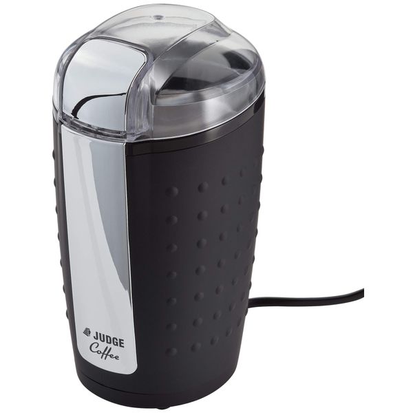 Judge JEA86 Electric Coffee Grinder, 80g Capacity, Grind Spices and Nuts, Stainless Steel Blade, 180W - 2 Year Guarantee