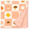 Hamamonyo Washed Towel Handkerchief, Autumn Checkered