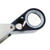 10x Foldable Pocket Magnifier Loupe with UV and LED Light for Jewelry, Rocks, Coins, and Antiques - Illuminated Magnifying Tool for Eye, Stamps, Watches, Hobbies, and Gems
