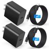 Riofxqin USB C to C Cable USB Type C C-C Black