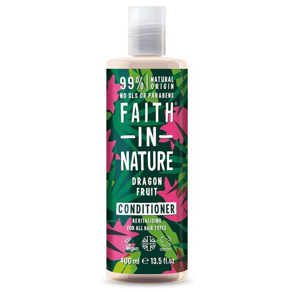 FAITH IN NATURE %99 Doğal Besleyici Saç Bakım Kremi Tüm Saç Tipleri İçin (Ejder Meyvesi, 400 ml)