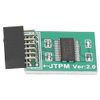 TPM 2.0 Module Strong Encryption 14 Pin LPC Interface TPM Module Security Board Green PC