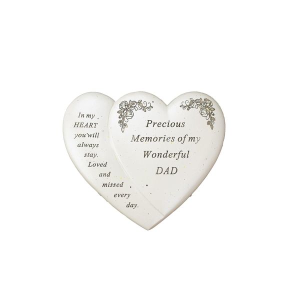 Healthy Living Direct Memorial Double Heart - Dad